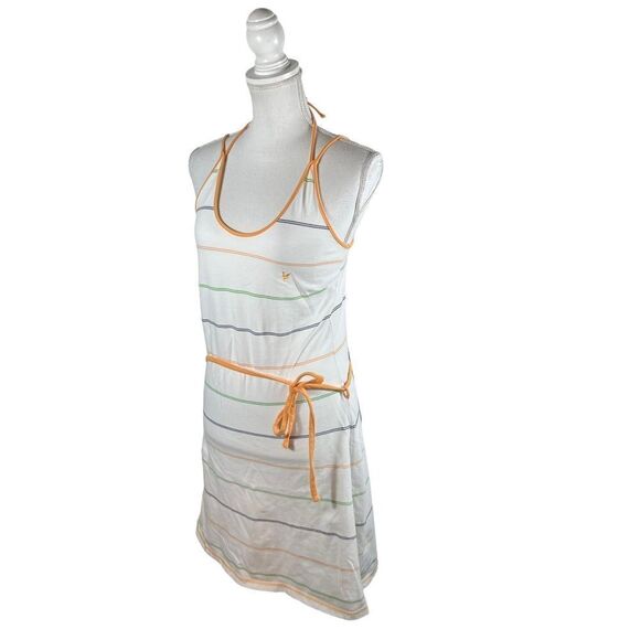 Lyle & Scott Scotland Stripe Belted Golf Dress - Picture 4 of 12